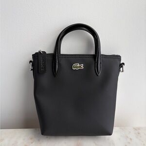 Lacoste Mini Black Tote/Hand Bag